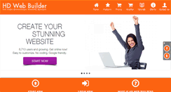 Desktop Screenshot of hdwebbuilder.com